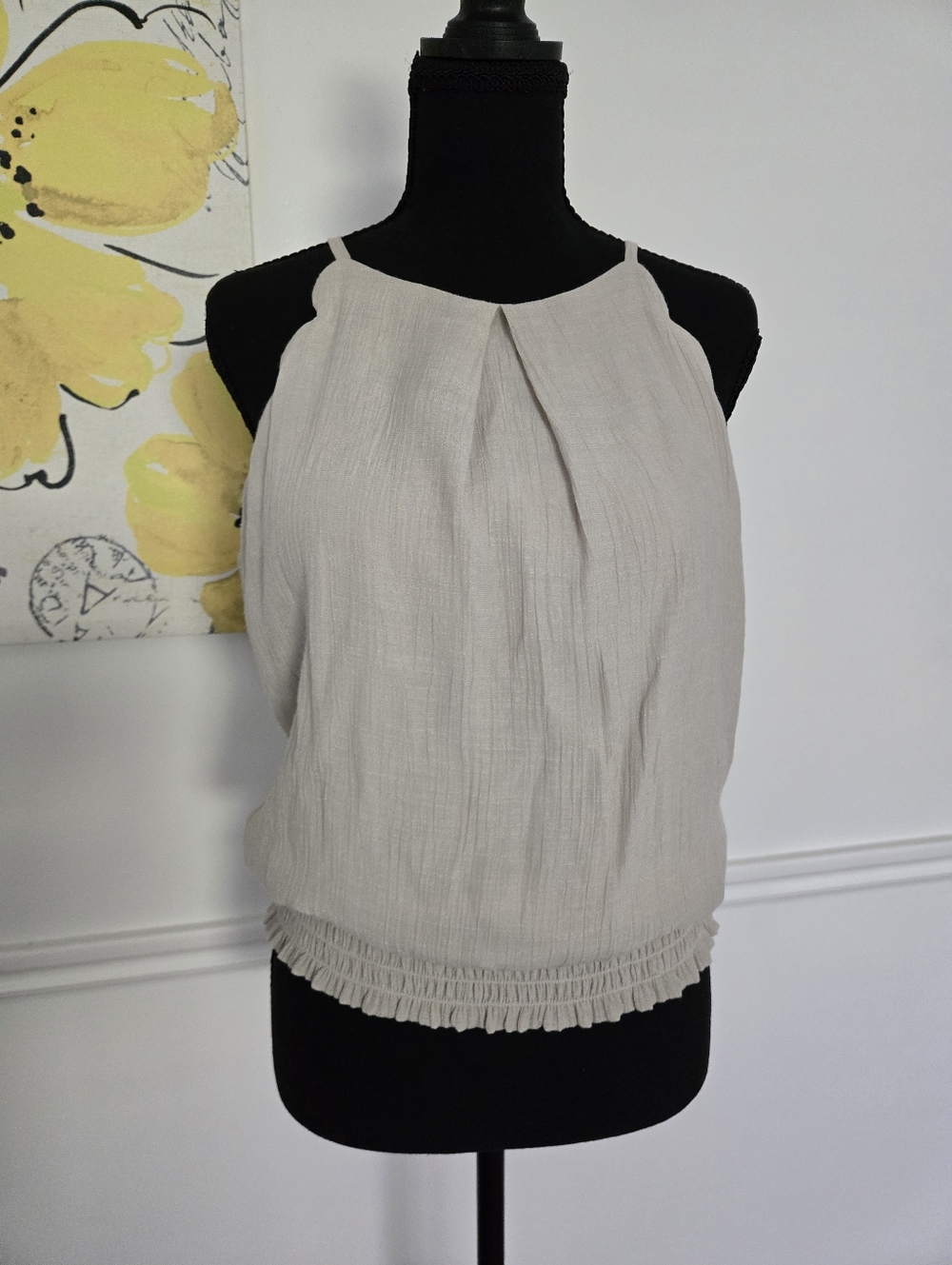 I.N. San Francisco Scalloped Tank Top